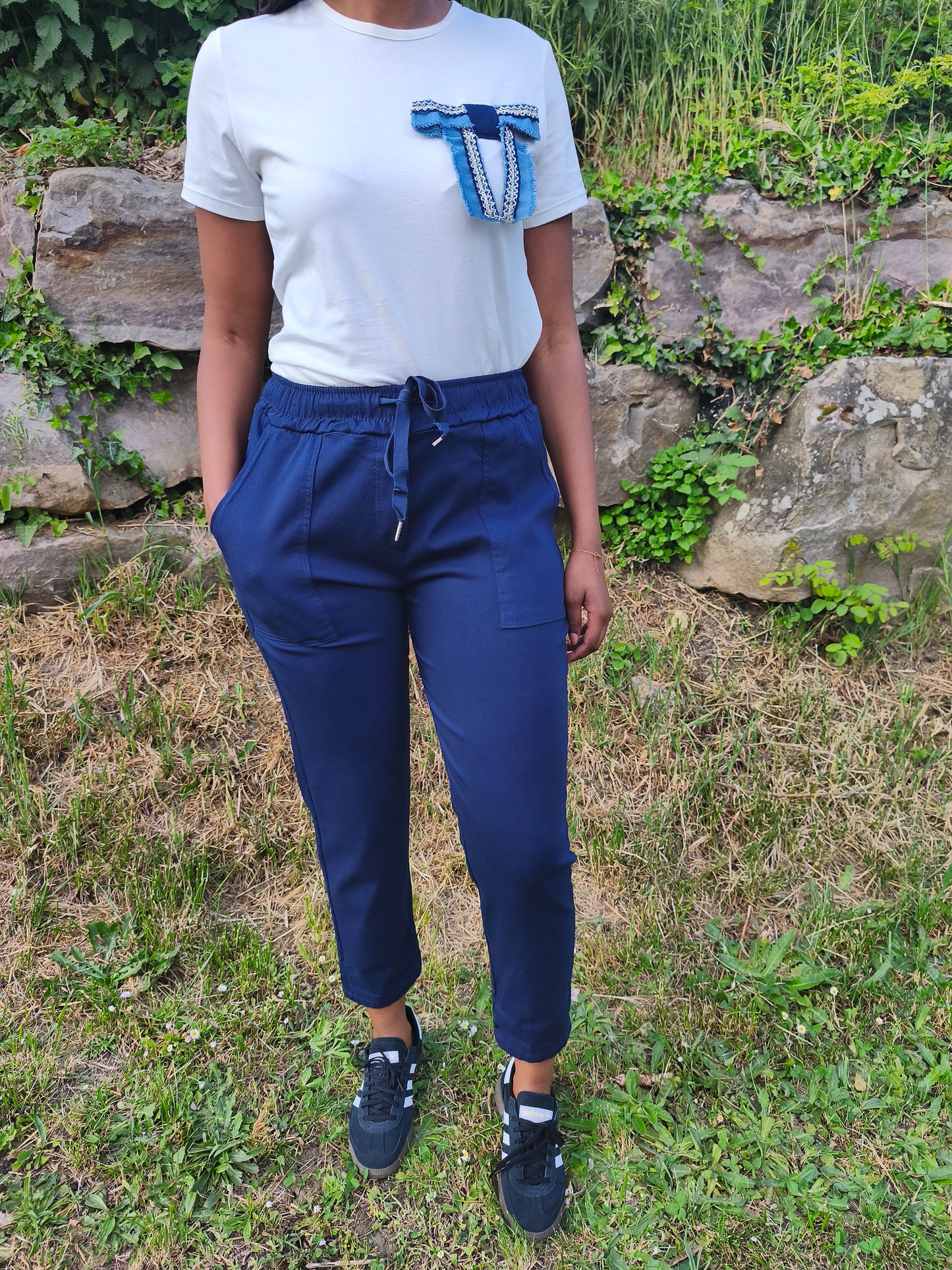 pantalon bleu marine