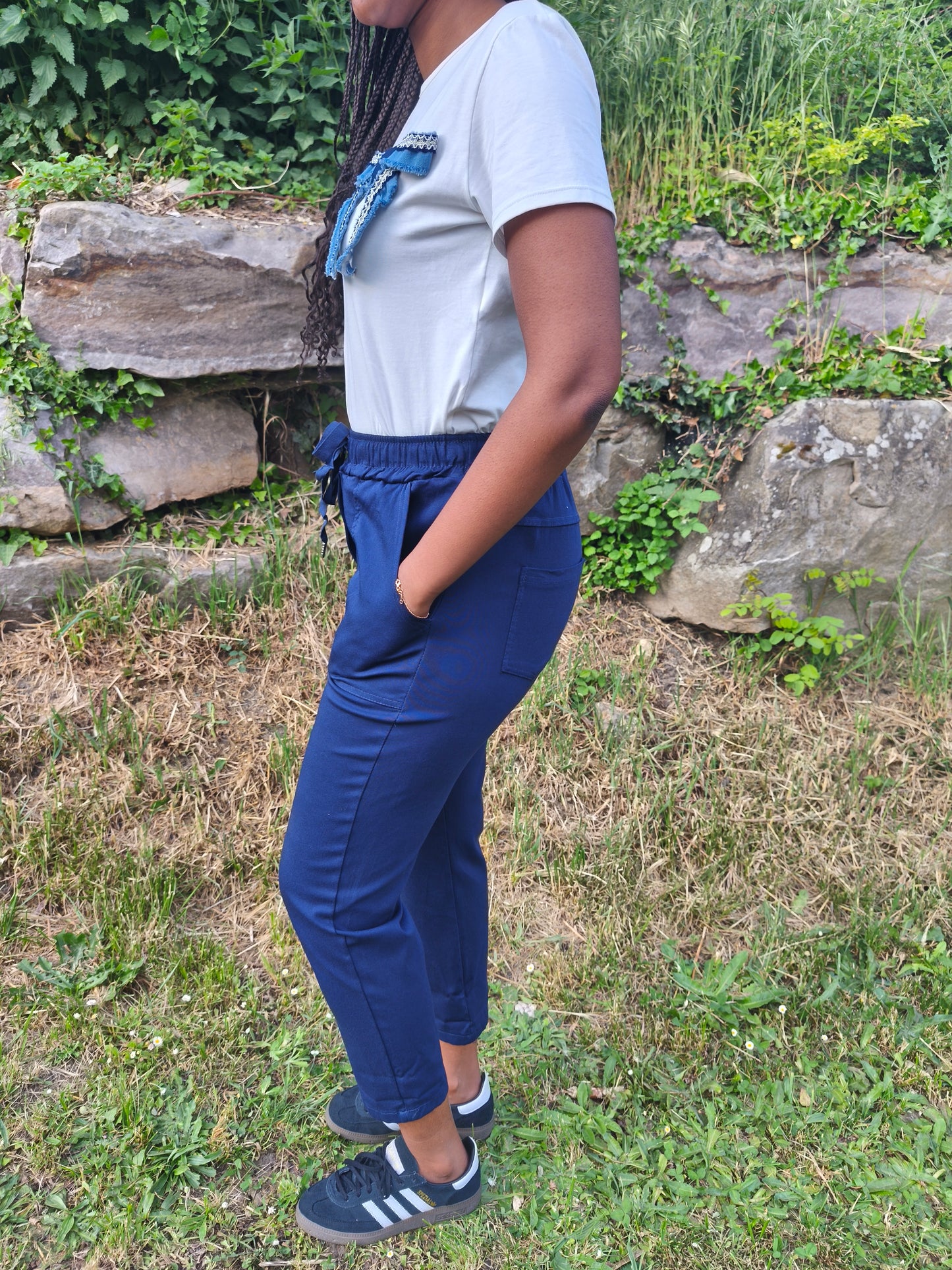 pantalon bleu marine