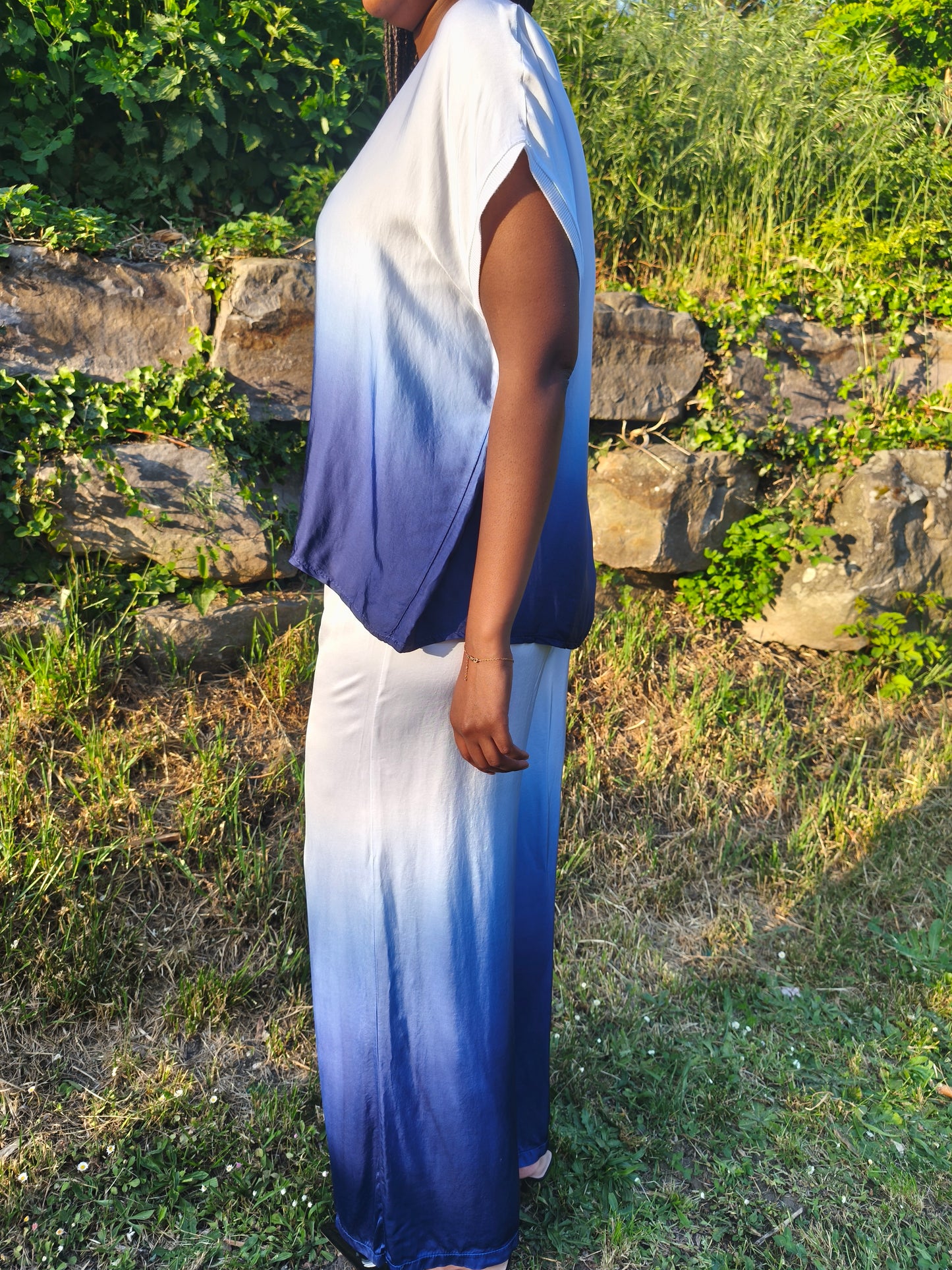 top satin dégradé