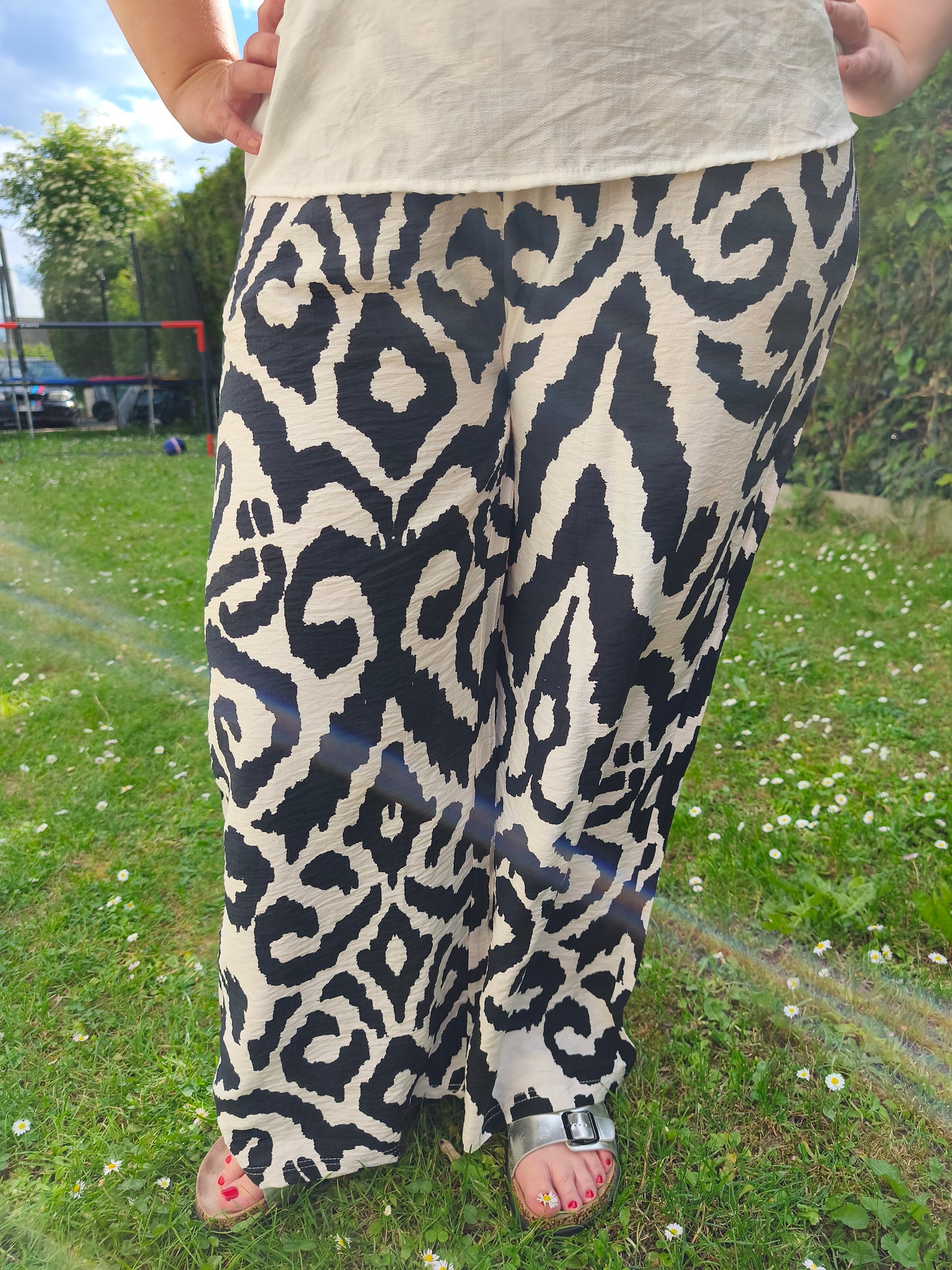 pantalon fluide grande taille