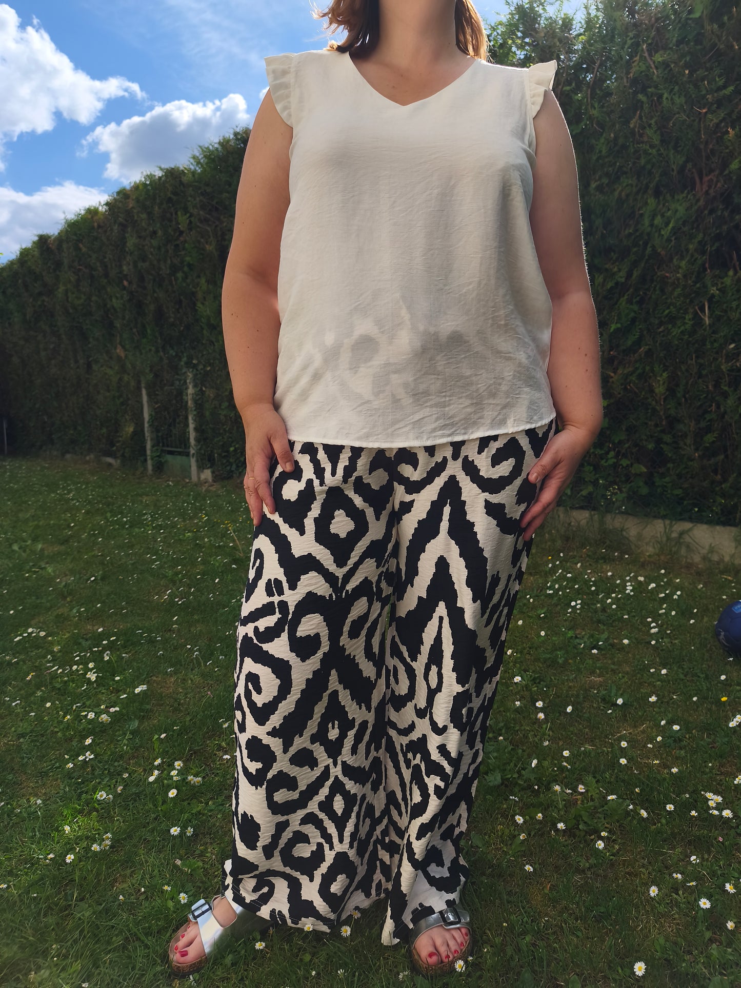 pantalon fluide grande taille