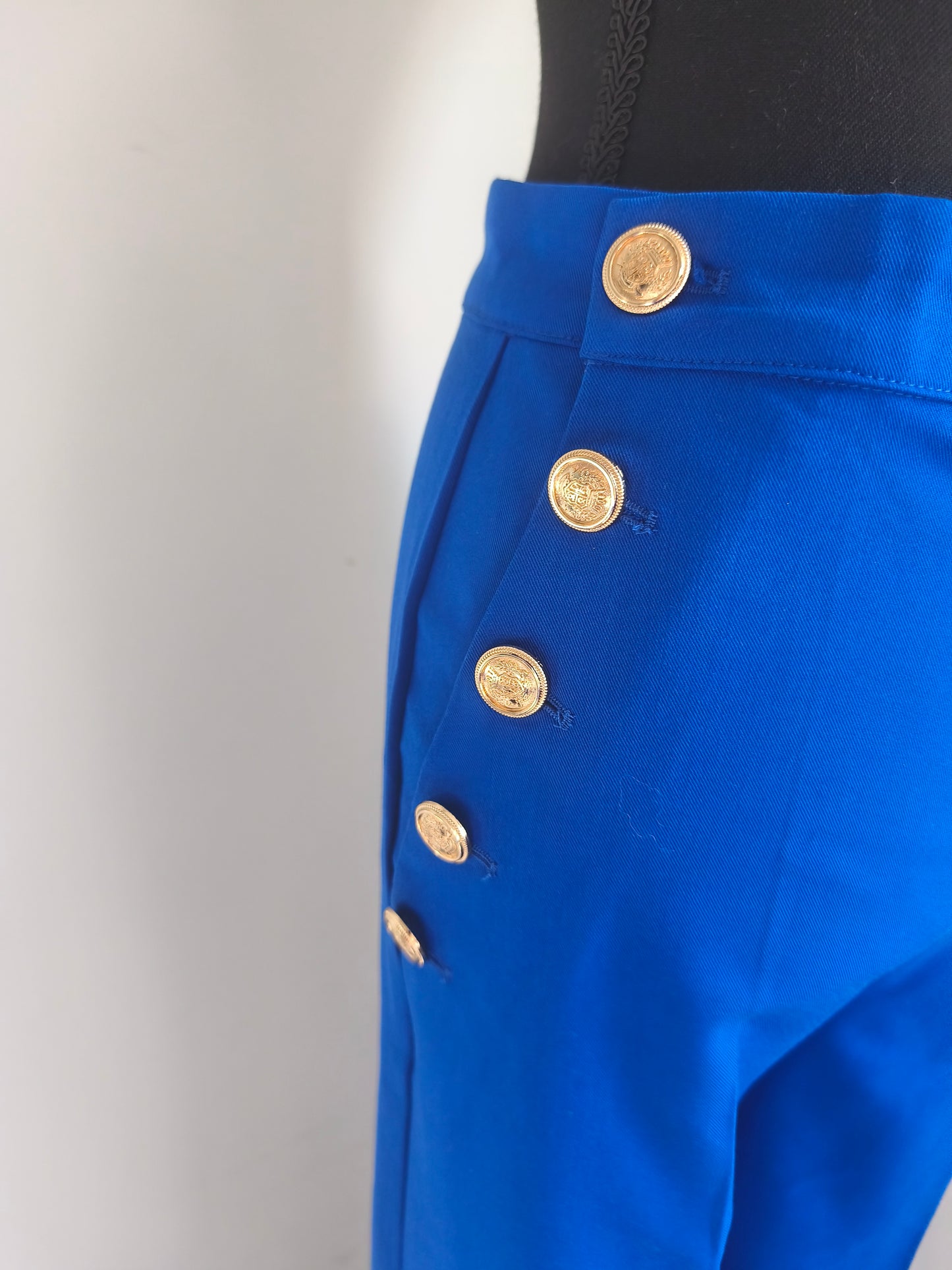 pantalon bleu roi