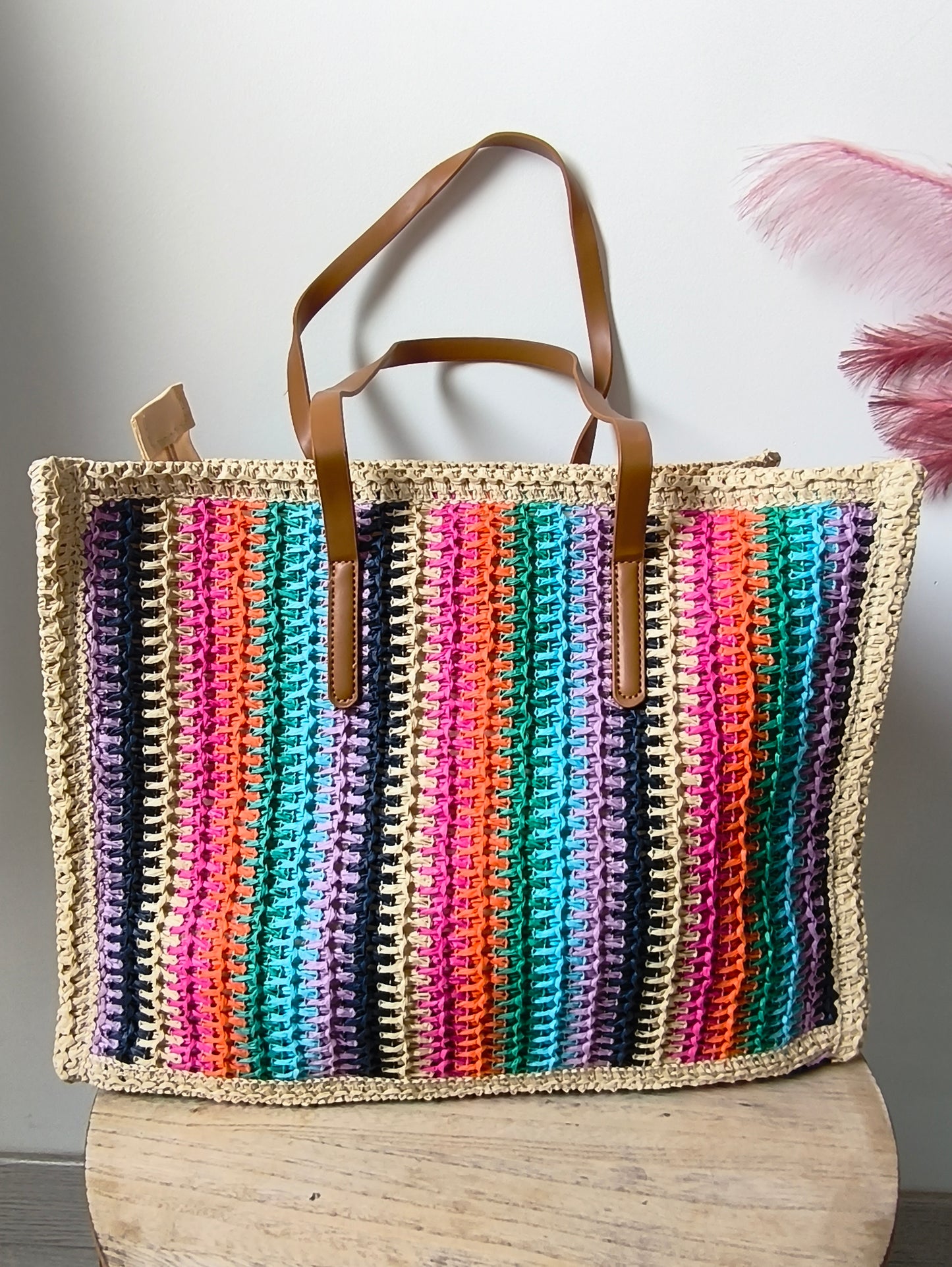 touche de pep's avec ce sac multicolore