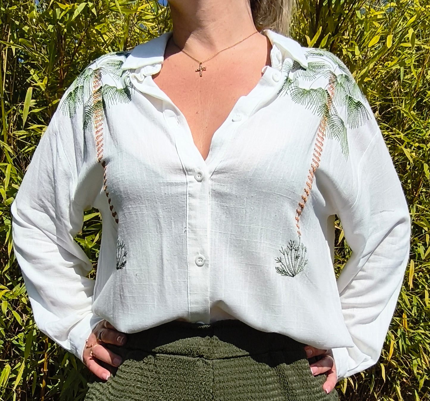 Chemise palmier