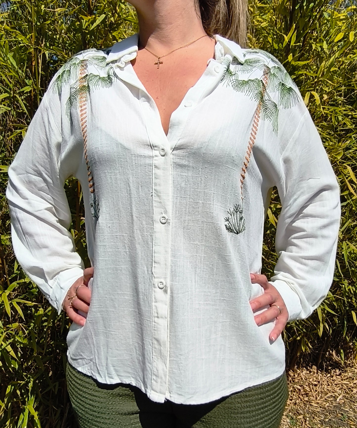 Chemise palmier