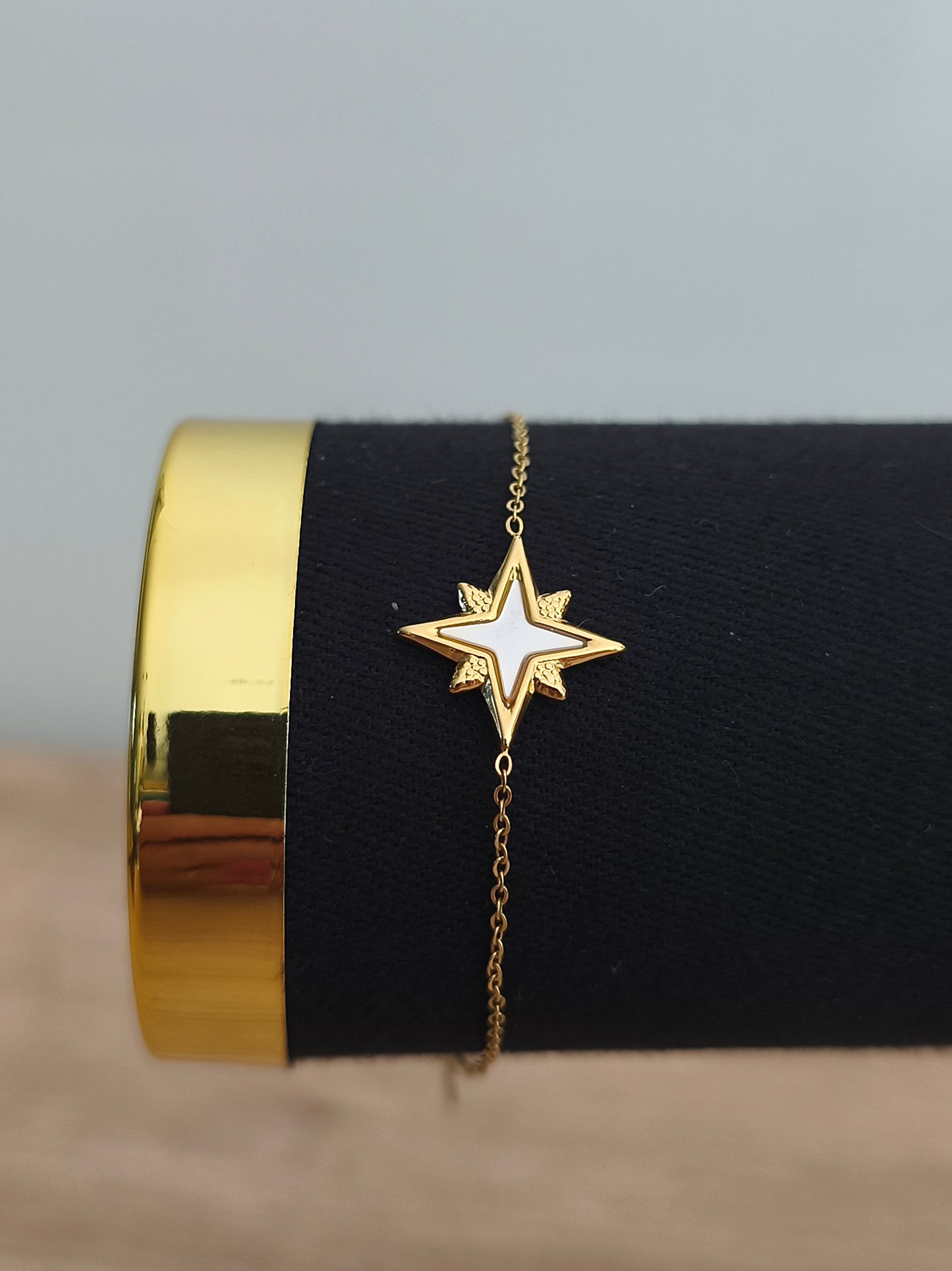 Bracelet étoile blanche