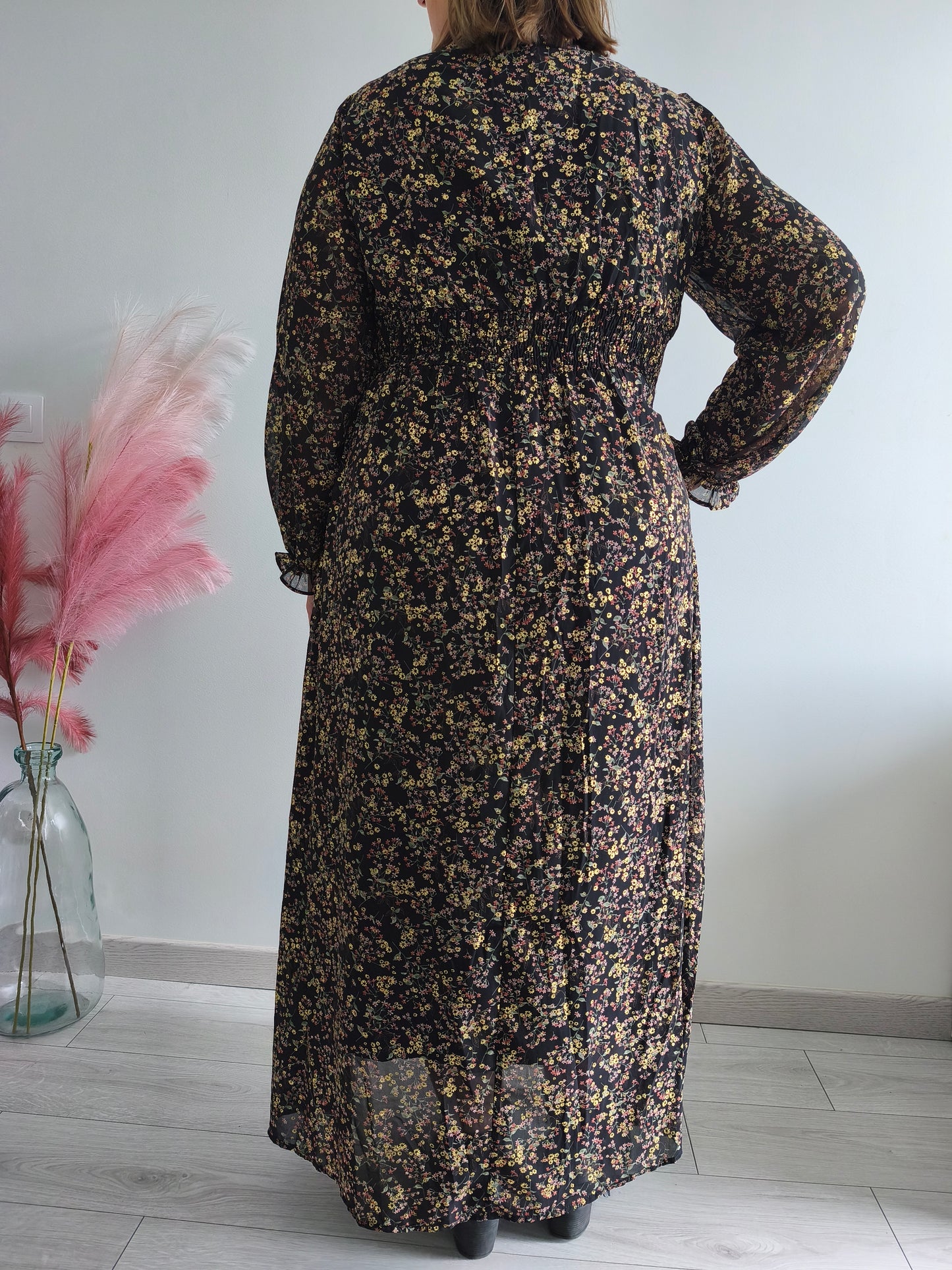 Robe longue petites fleurs