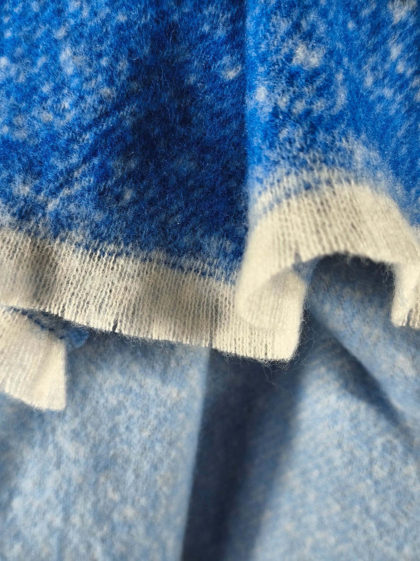 Echarpe dégradé bleu