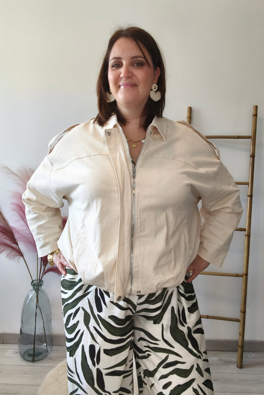 Veste légère beige