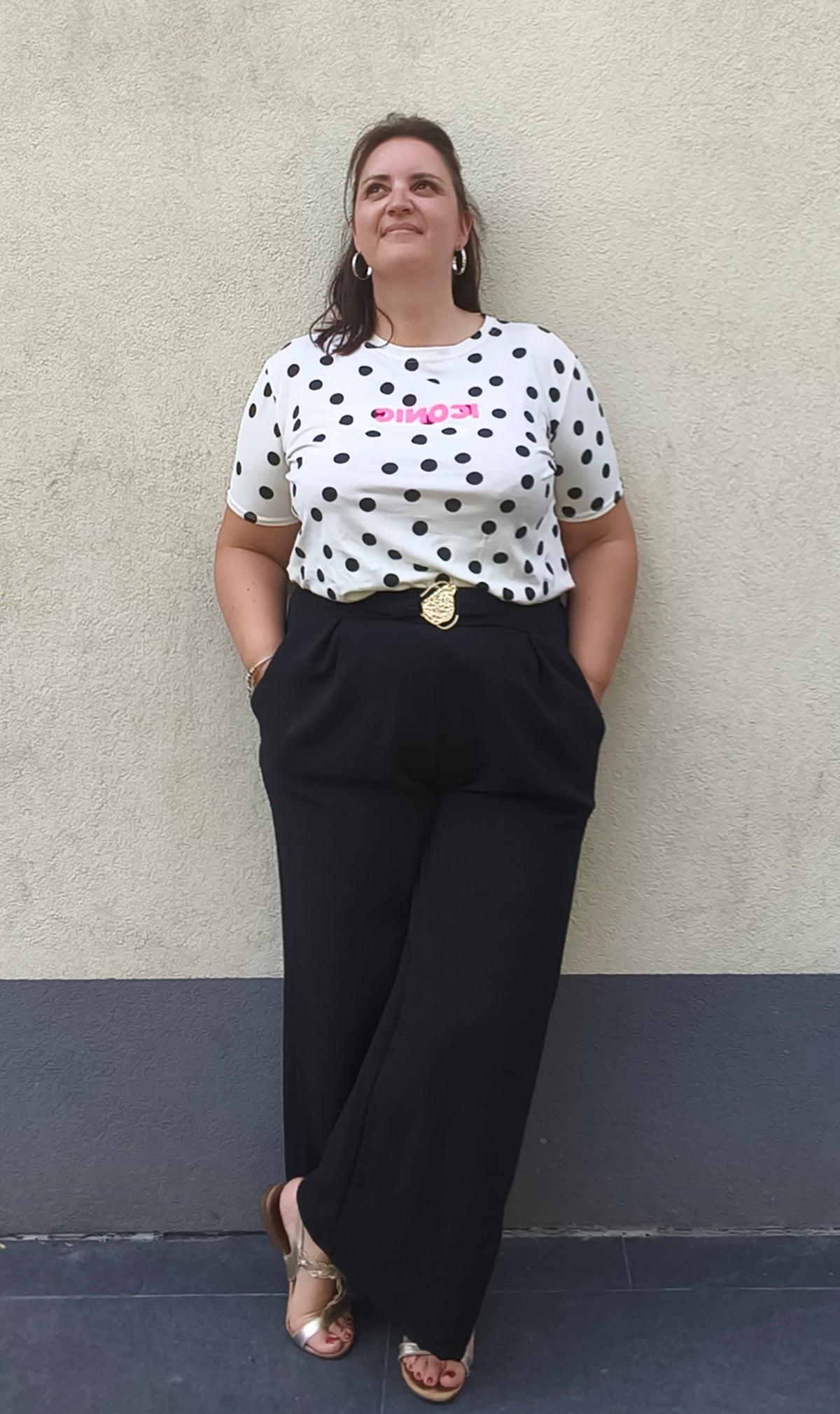 Pantalon palazzo noir