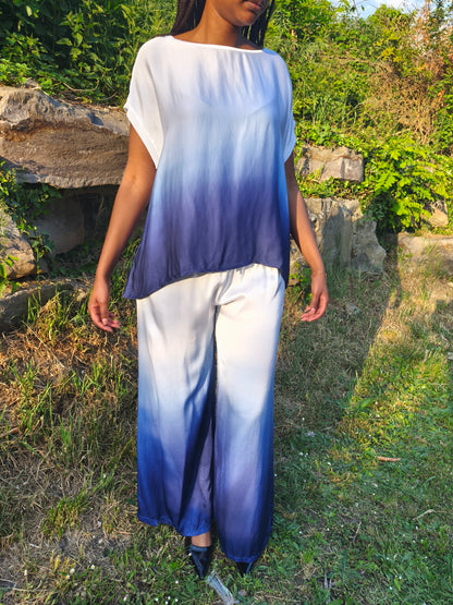 top satin dégradé