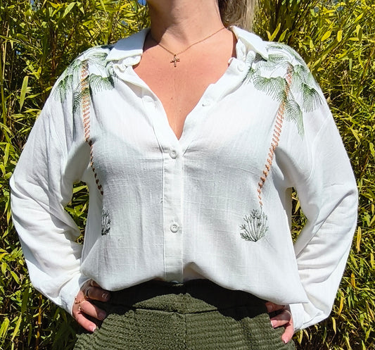 Chemise palmier