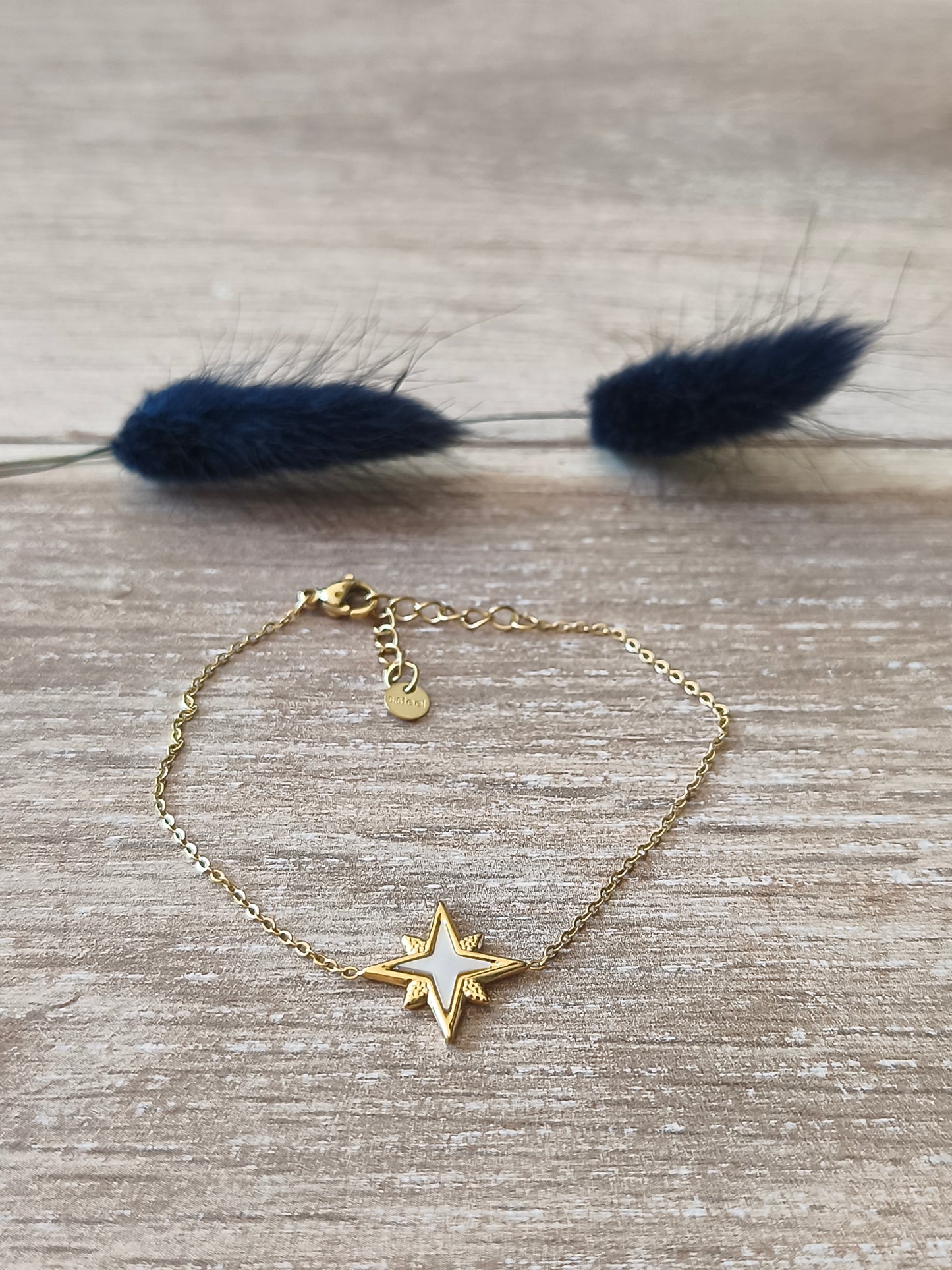 Bracelet étoile blanche