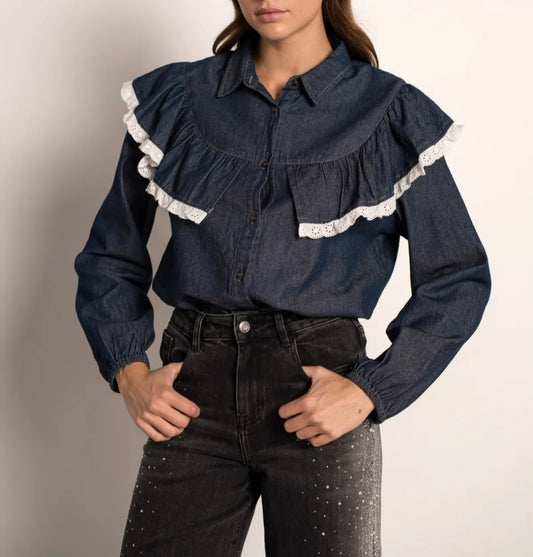 Blouse dentelle