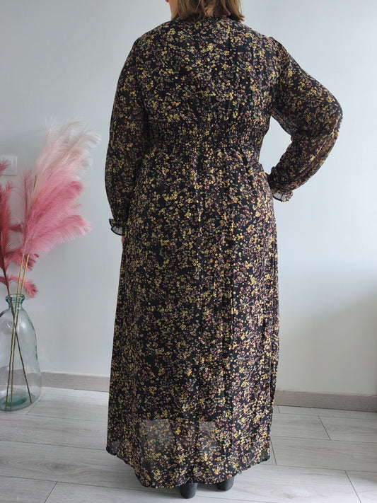 Robe longue petites fleurs