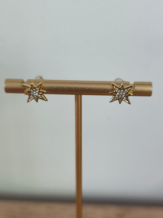 Boucles d'oreilles étoiles