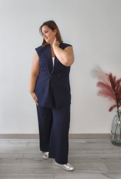 Ensemble tailleur bleu marine