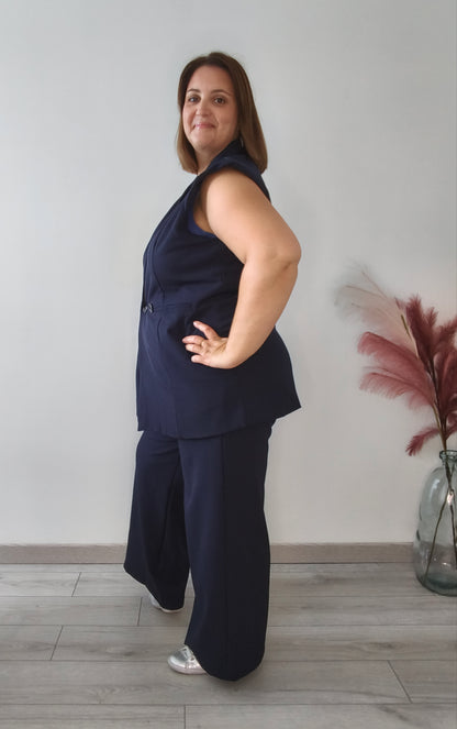Ensemble tailleur bleu marine