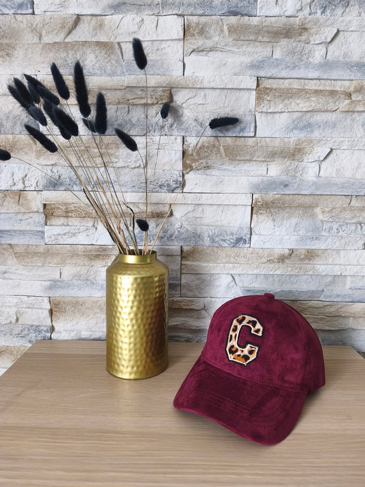 Casquette bordeaux
