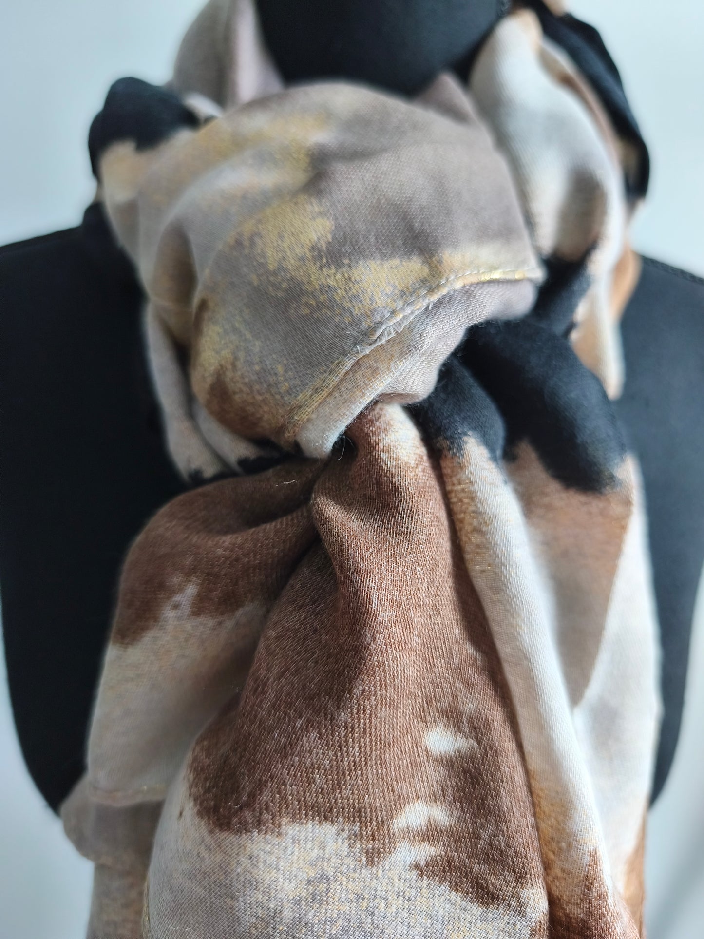 Echarpe tons naturels