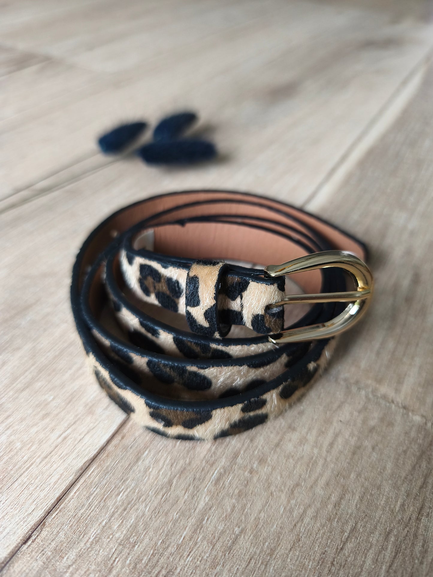 Ceinture léopard simple