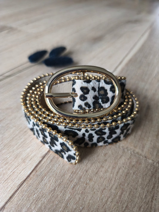 Ceinture léopard