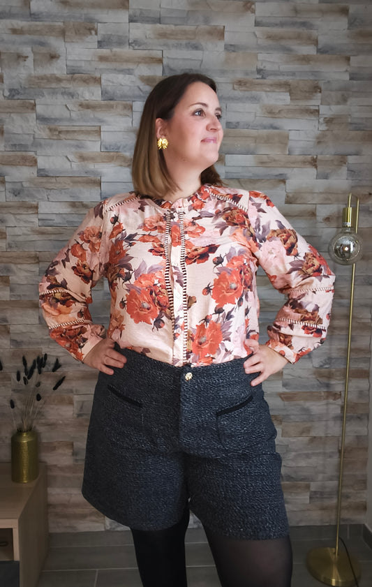 Blouse fleurie