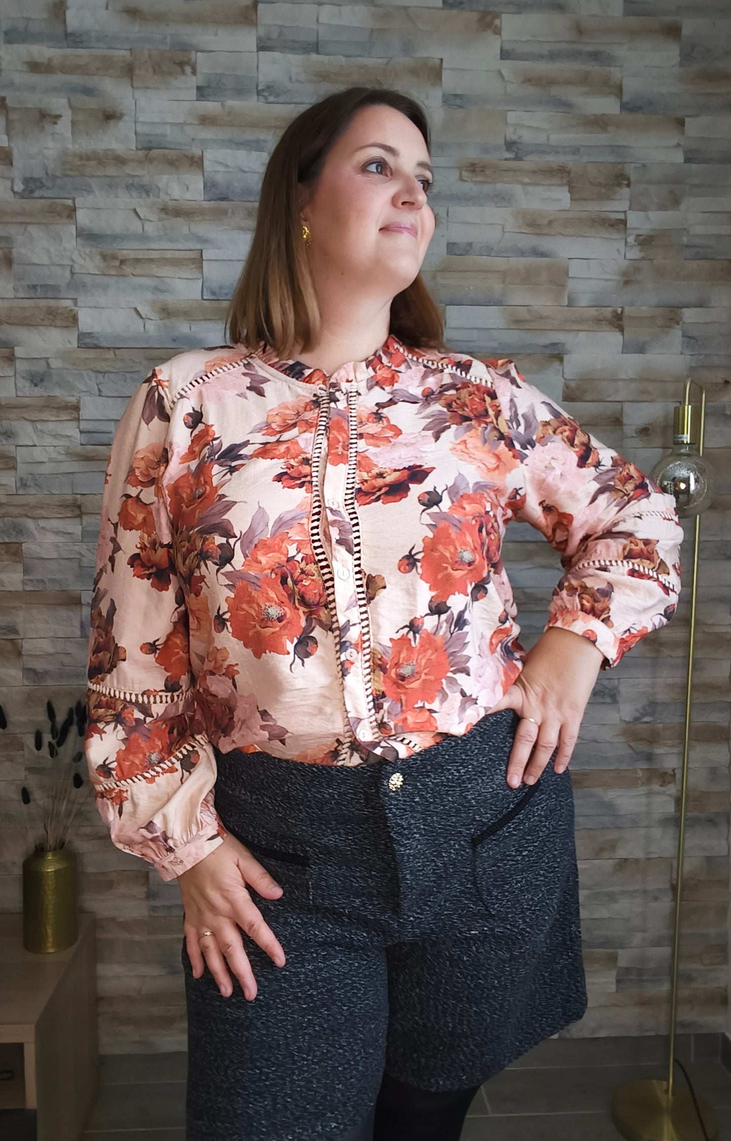 Blouse fleurie