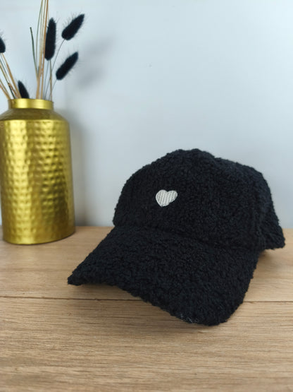 Casquette sherpa noire