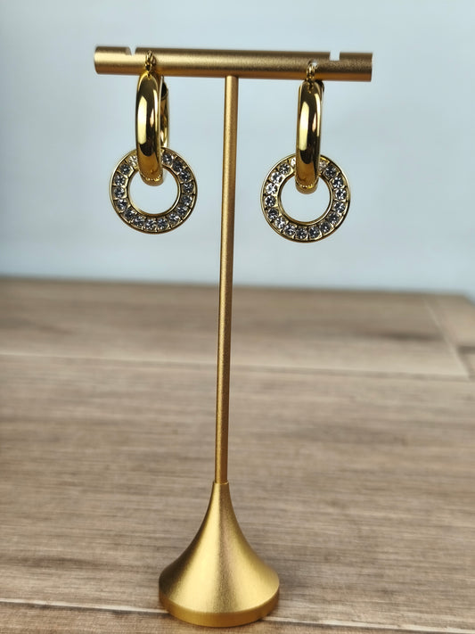 Boucles d'oreilles " Cercle Eclat "