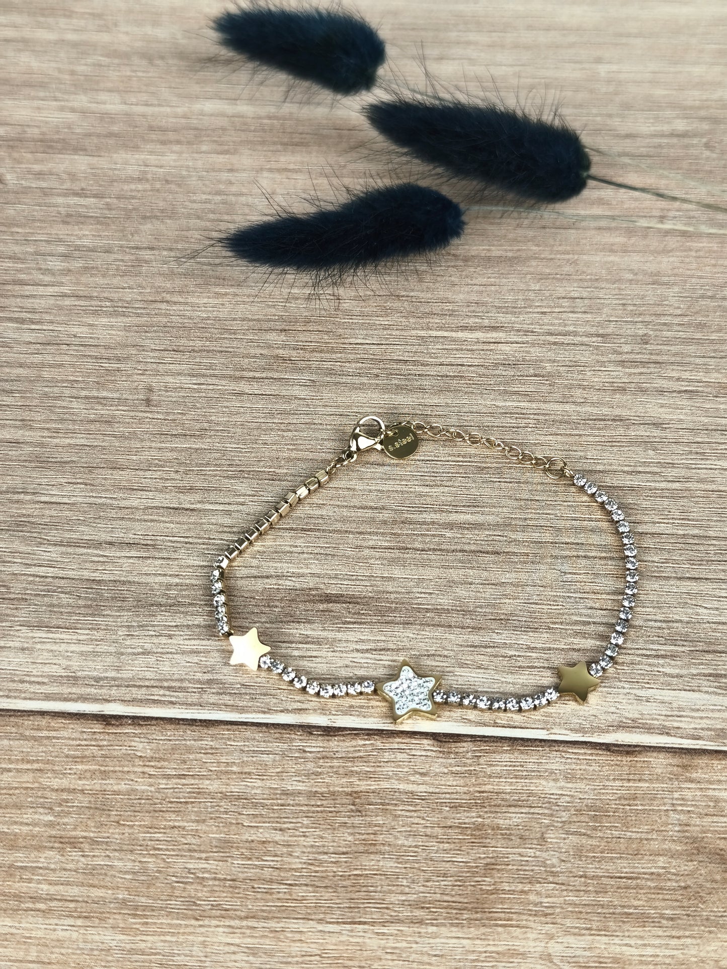 Bracelet étoile dorée