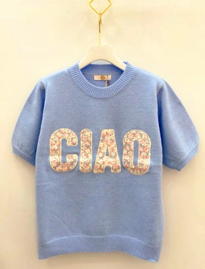 Pull bleu ciel CIAO
