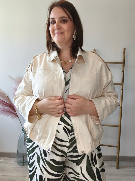 Veste légère beige