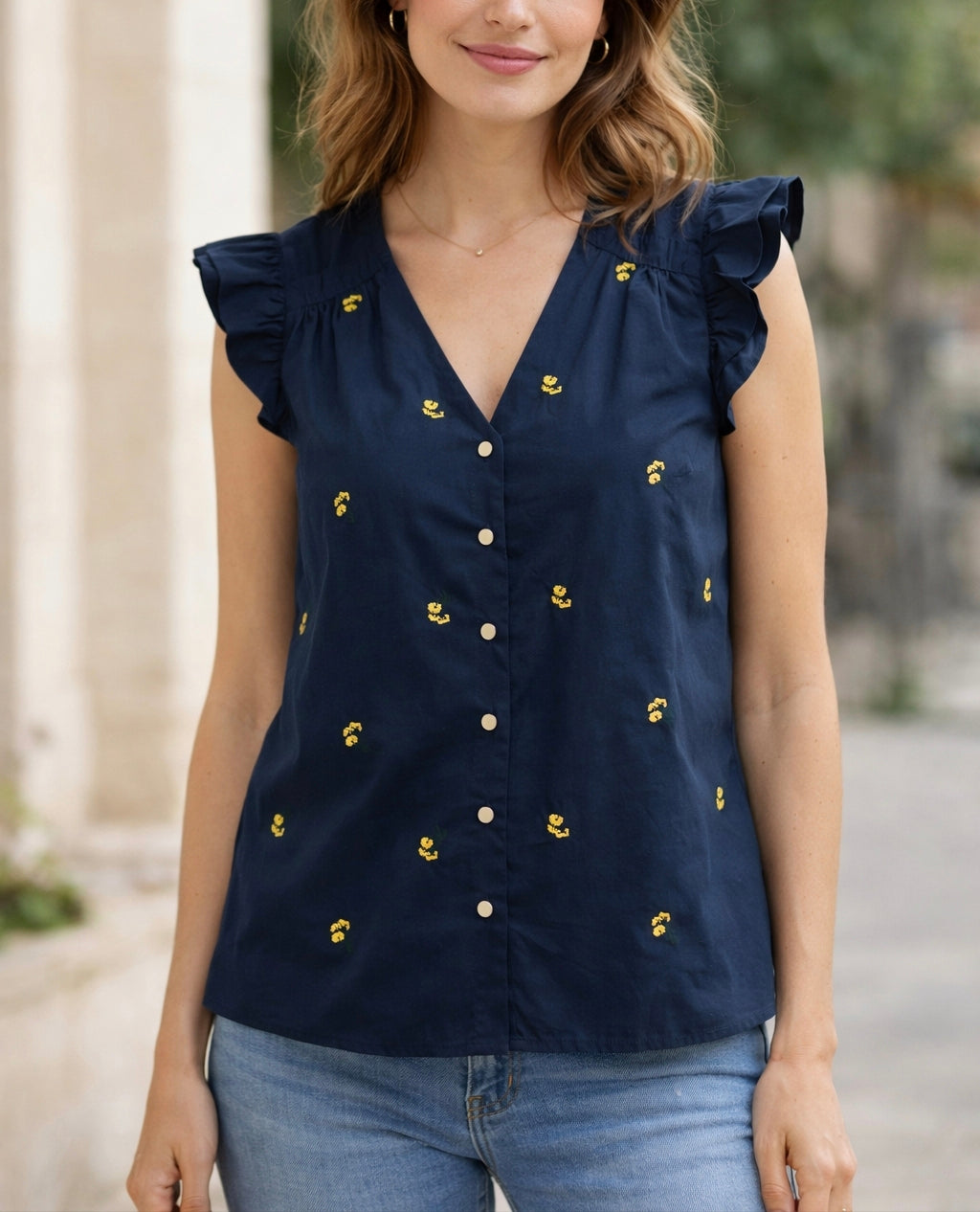 Chemise bleu marine