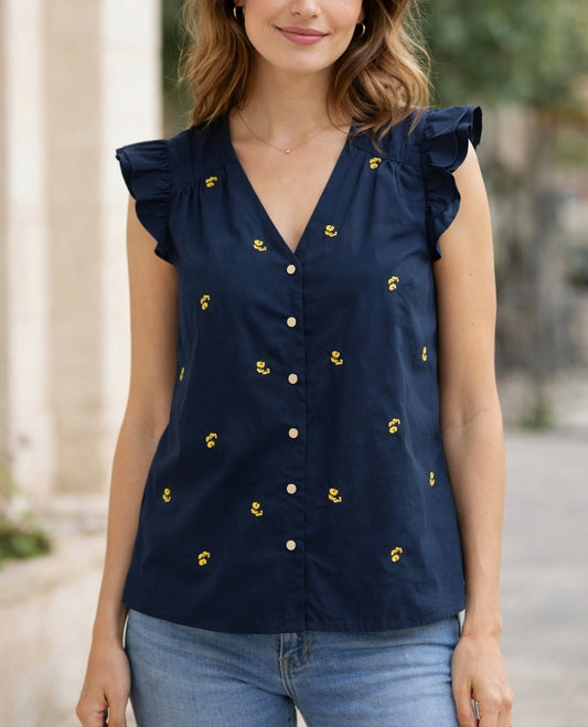 Chemise bleu marine