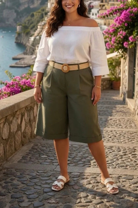 Bermuda vert kaki