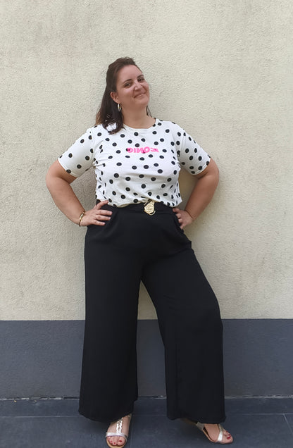 Pantalon palazzo noir