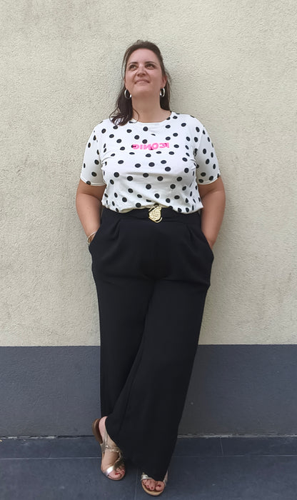 Pantalon palazzo noir
