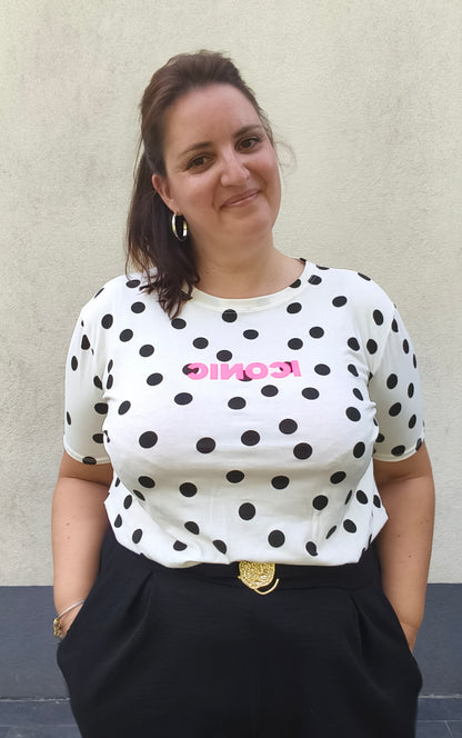 T-shirt ICONIC à pois