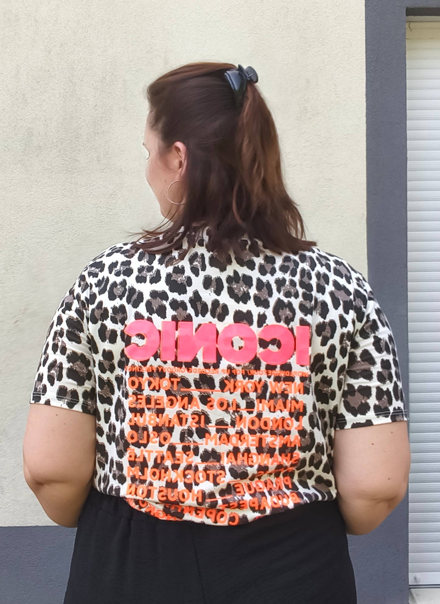 T-shirt ICONIC léopard