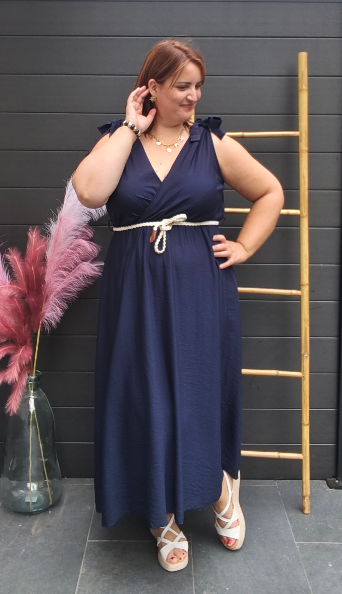 Robe bleu marine