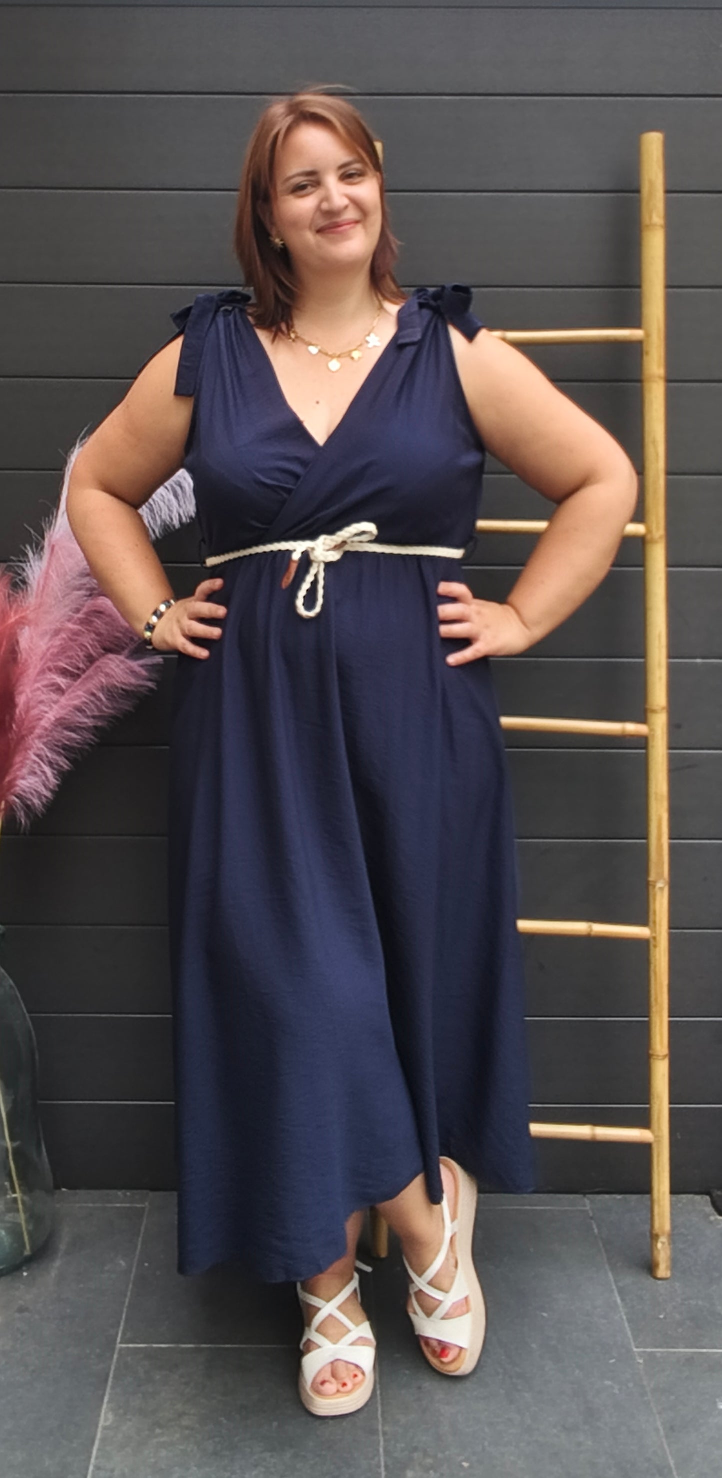 Robe bleu marine