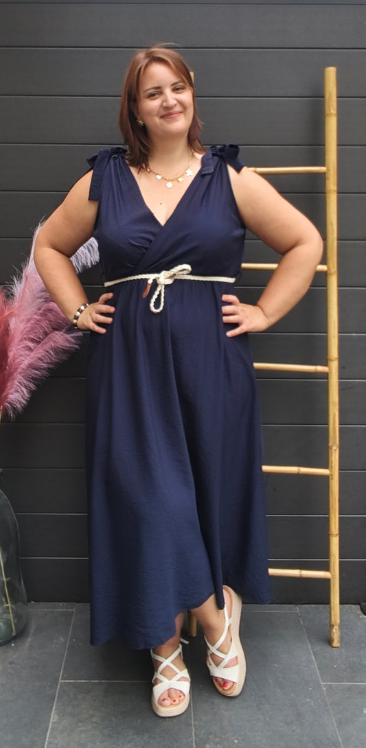 Robe bleu marine