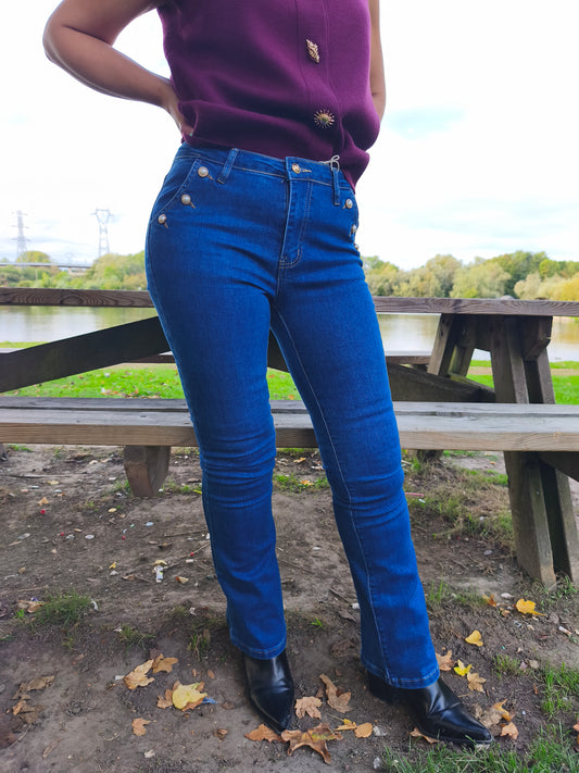 Jean bleu bootcut