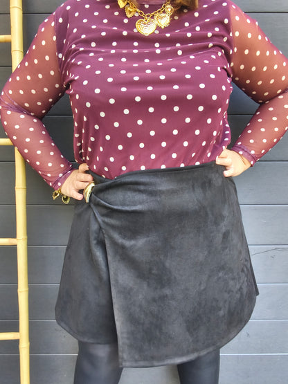Jupe-short noire