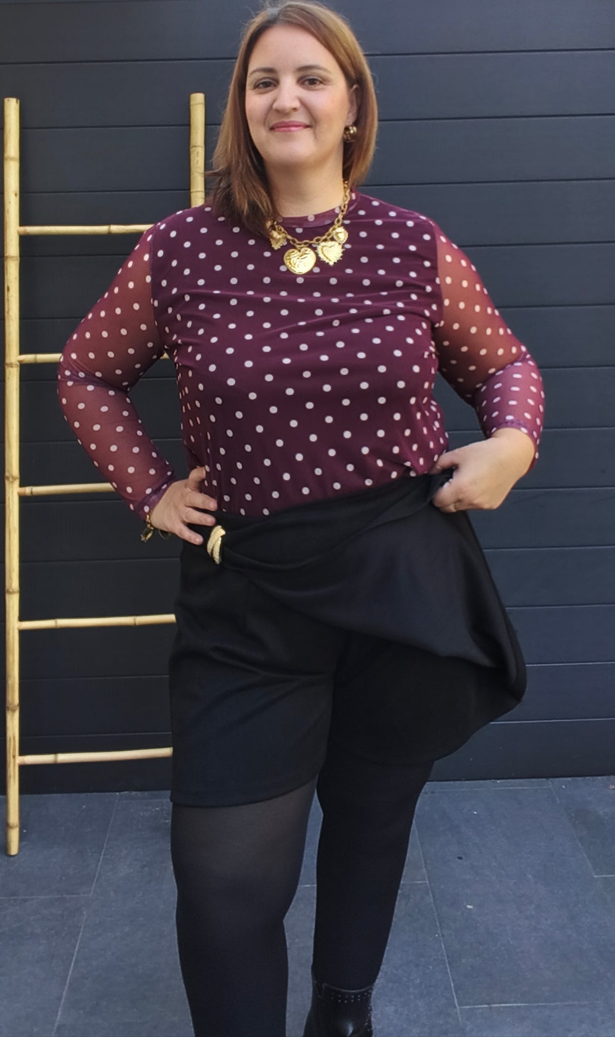Jupe-short noire