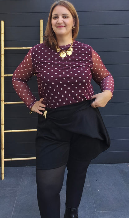 Jupe-short noire