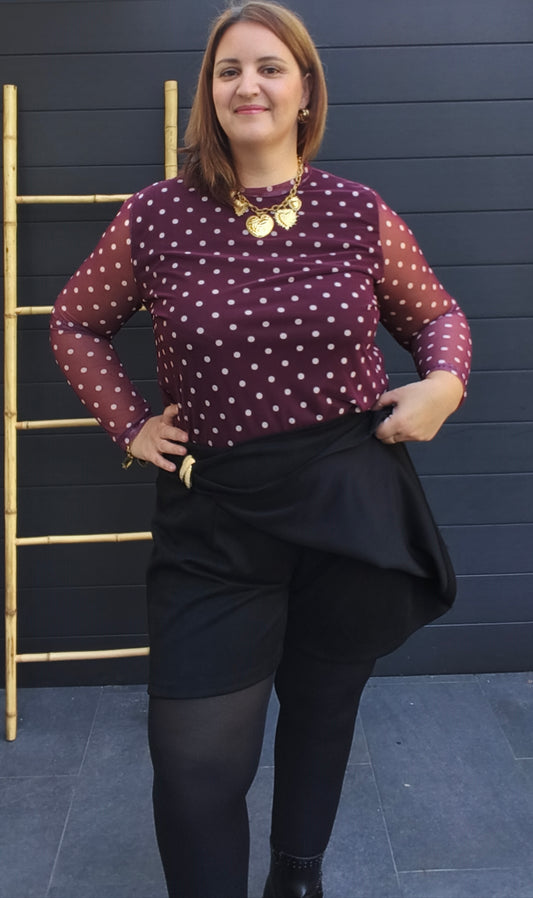 Jupe-short noire