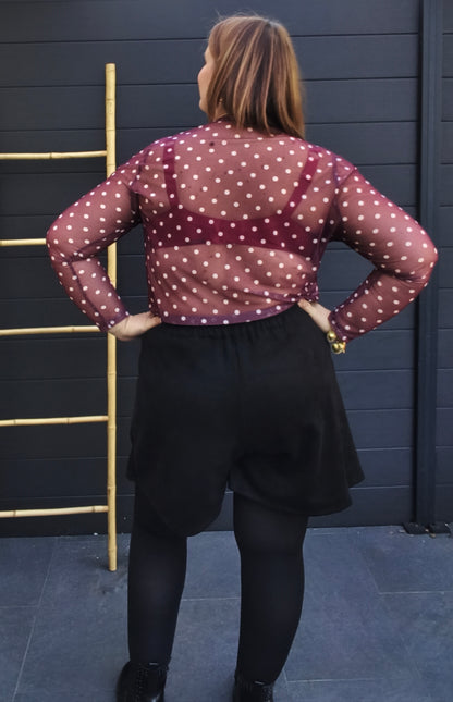 Jupe-short noire