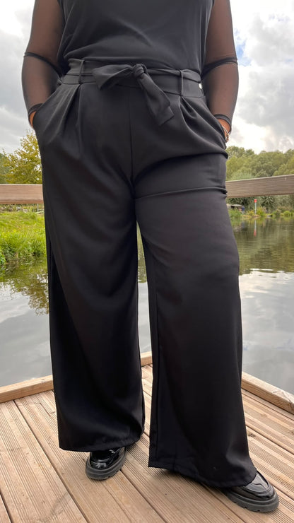 Pantalon fluide noir